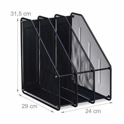 Magazine collector with 3 compartments