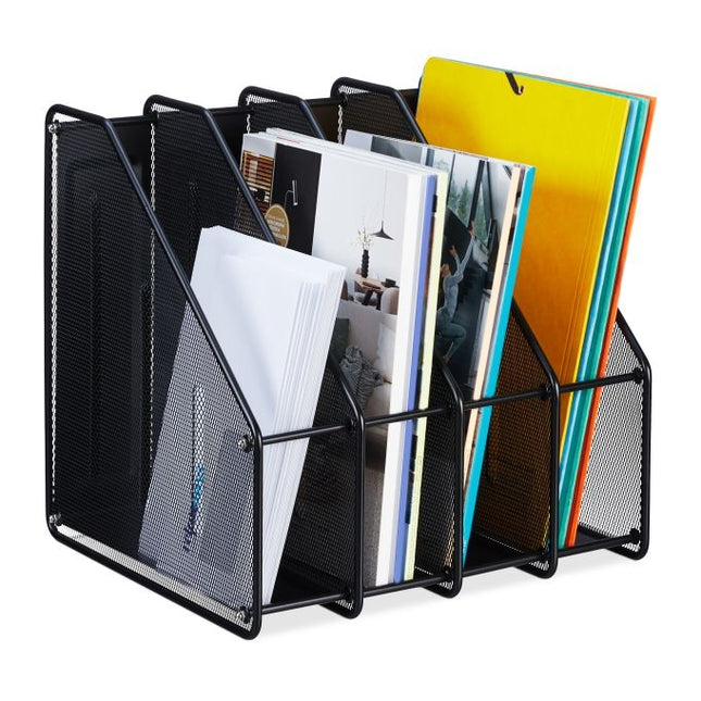 Magazine collector with 4 compartments