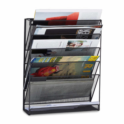 Magazine holder wall