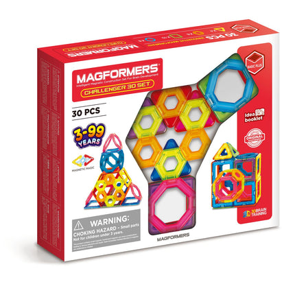 Magformers Magnet Constructor Set Challenger, 30 Pcs