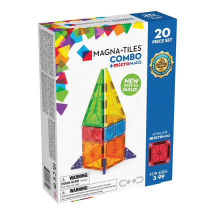 Magna-Tiles Micromags Combo Set 20 Pcs