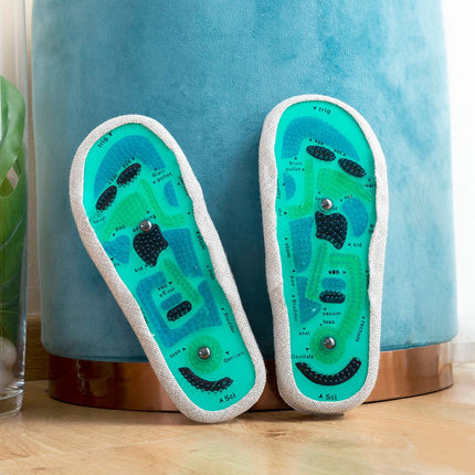 Magnetic Acupressure Slippers Massers InnovaGoods - S/M