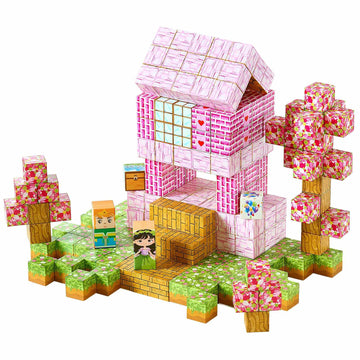 Magnetic Blocks Set, 100-Piece Princess Castle, Ages 3+