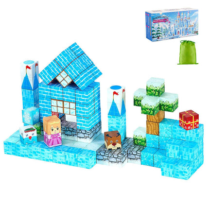 Magnetic Building Blocks, 150-Piece STEM Cubes, Ages 3+