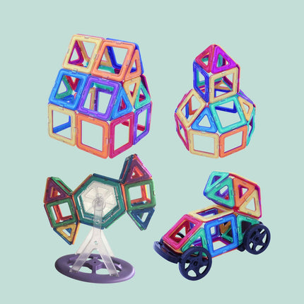 Magnetic Building Blocks Set for Kids – 100 Pieces