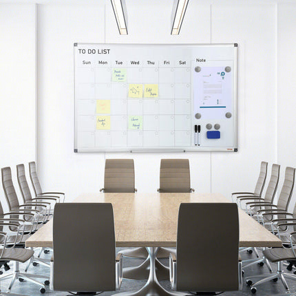 Magnetic Dry Erase Monthly Calendar Board, 36 x 24 in