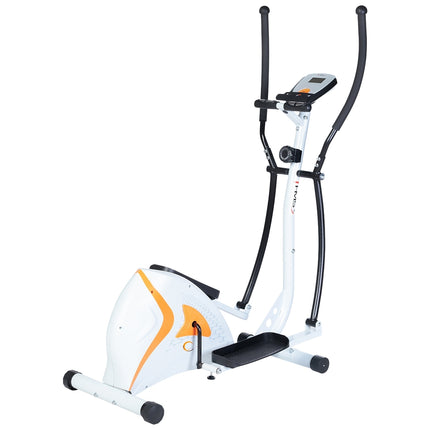 Magnetic Elliptical Trainer, White, Home Fitness Equipment
