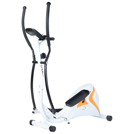 Magnetic Elliptical Trainer, White, Home Fitness Equipment
