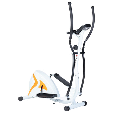 Magnetic Elliptical Trainer, White, Home Fitness Equipment