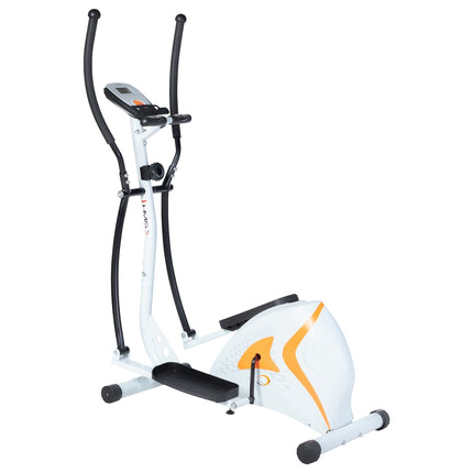 Magnetic Elliptical Trainer, White, Home Fitness Equipment