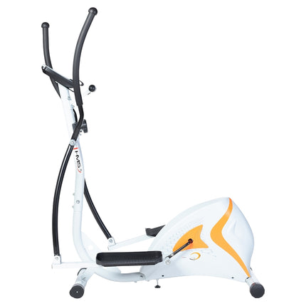 Magnetic Elliptical Trainer, White, Home Fitness Equipment