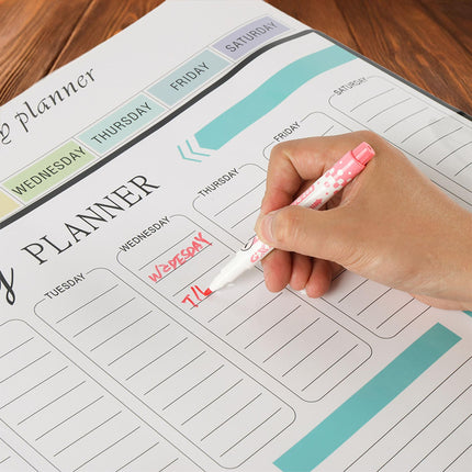 Magnetic Fridge Whiteboard Set, Weekly & Monthly Planners