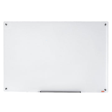 Magnetic Glass Whiteboard 900x600mm, Frameless Wall-Mount