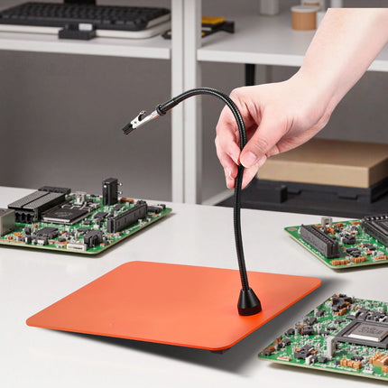 Magnetic Helping Hands Soldering Station – 4 Arms, Hot Air Holder