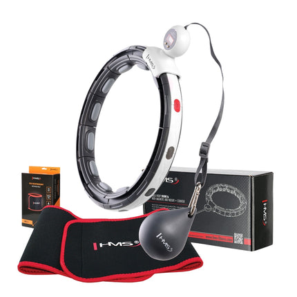 Magnetic Hula Hoop with Weight, Counter & Waist Support
