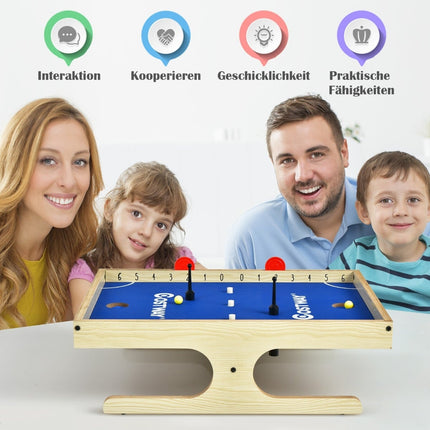 Magnetic Mini Foosball Table with 2 Balls & Handles