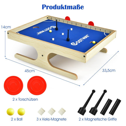 Magnetic Mini Foosball Table with 2 Balls & Handles