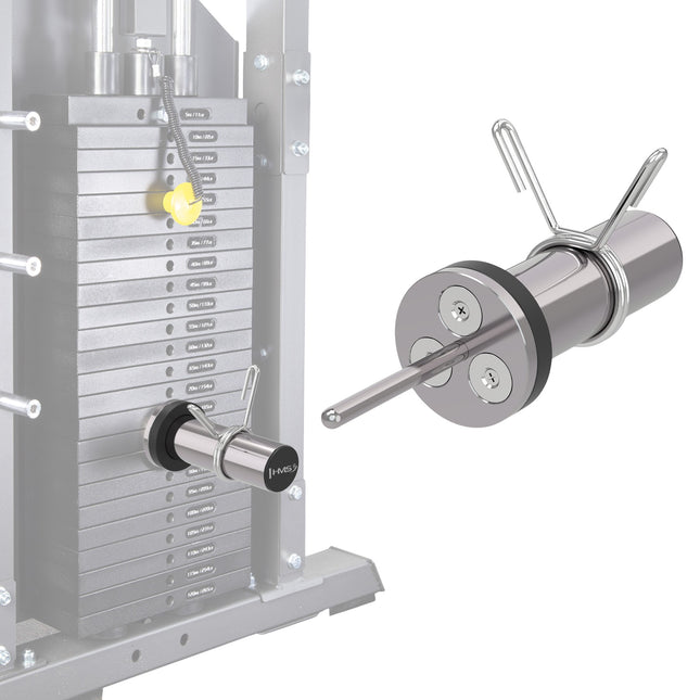 Magnetic Pin for Weight Stack Load Enhancement