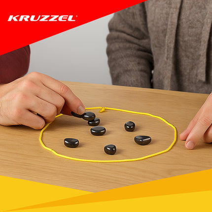 Magnetic Strategy Game, 40 Stones with Bag