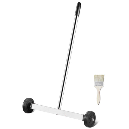Magnetic Sweeper With Wheels, 15-Inch, 8-Lb Capacity