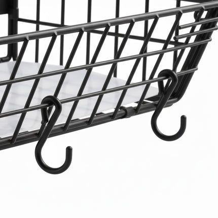 Magnetic Wall Fruit Basket Set with Hooks, 2 Pieces