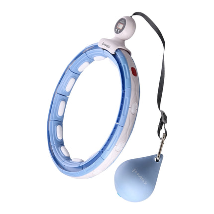 Magnetic Weighted Hula Hoop with Counter, Blue