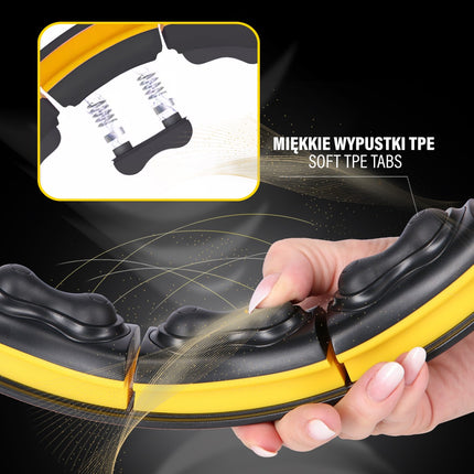Magnetic Weighted Hula Hoop with Counter & Slimming Belt
