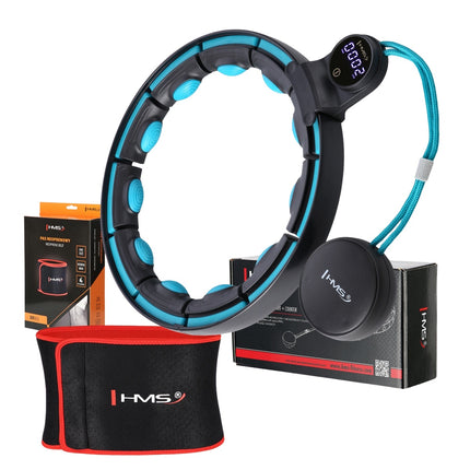 Magnetic Weighted Hula Hoop with Counter & Waist Support
