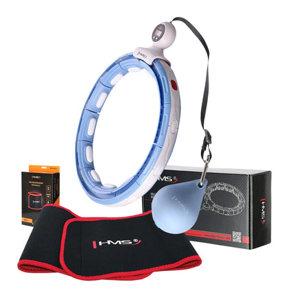 Magnetic Weighted Hula Hoop with Counter & Waist Support