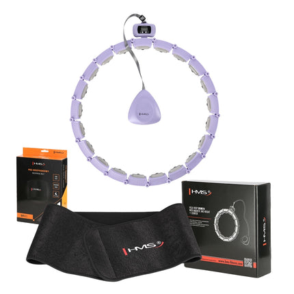 Magnetic Weighted Hula Hoop with Counter & Waist Support