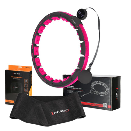 Magnetic Weighted Hula Hoop with Counter & Waist Support