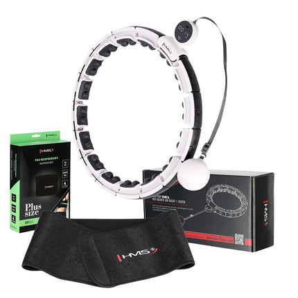 Magnetic Weighted Hula Hoop with Counter & Waist Support