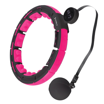Magnetic Weighted Hula Hoop with Counter & Waist Support