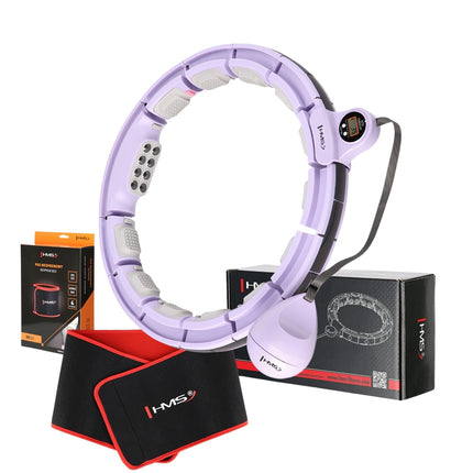 Magnetic Weighted Hula Hoop with Counter & Waist Support