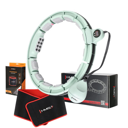 Magnetic Weighted Hula Hoop with Counter & Waist Support