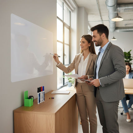 Magnetic Whiteboard Film with Accessories Set