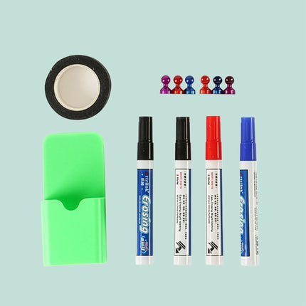 Magnetic Whiteboard Film with Accessories Set