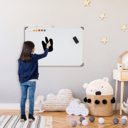 Magnetic Dry Erase Whiteboard with accessory set