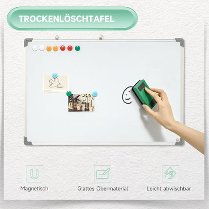 Magnetic Dry Erase Whiteboard with accessory set