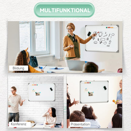 Magnetic Dry Erase Whiteboard with accessory set