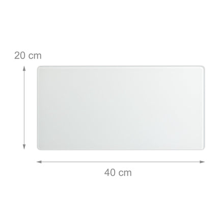 Magnetic board in black glass