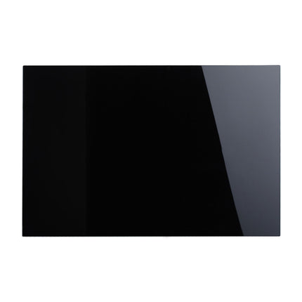 Magnetic board in black glass