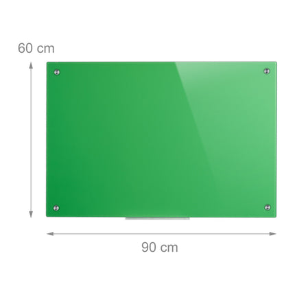 Magnetic glass board