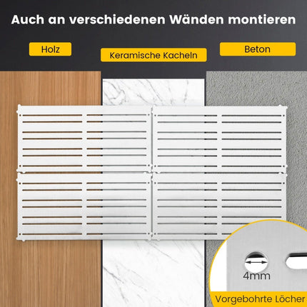 Magnetic tool holder wall 4 tool plates 32 strong magnetic strips
