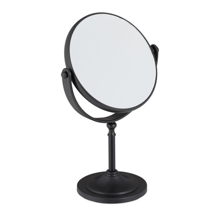 Magnifying mirror black