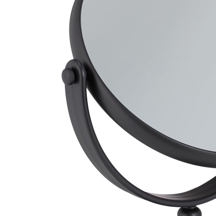 Magnifying mirror black