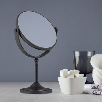 Magnifying mirror black
