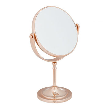 Magnifying mirror copper color