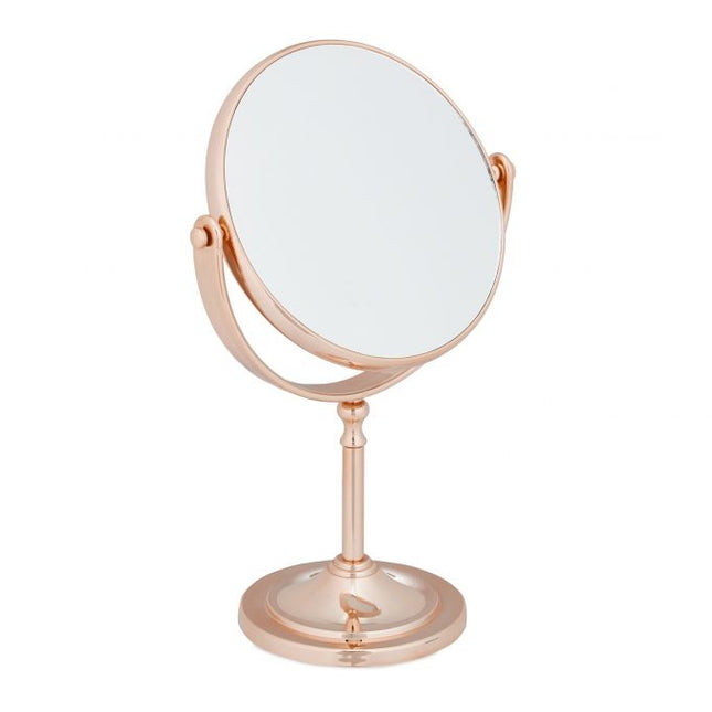 Magnifying mirror copper color