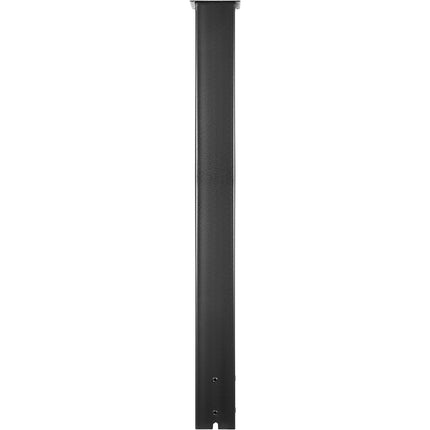 Mailbox Post Stand, 43 Inch Powder-Coated Steel, Black